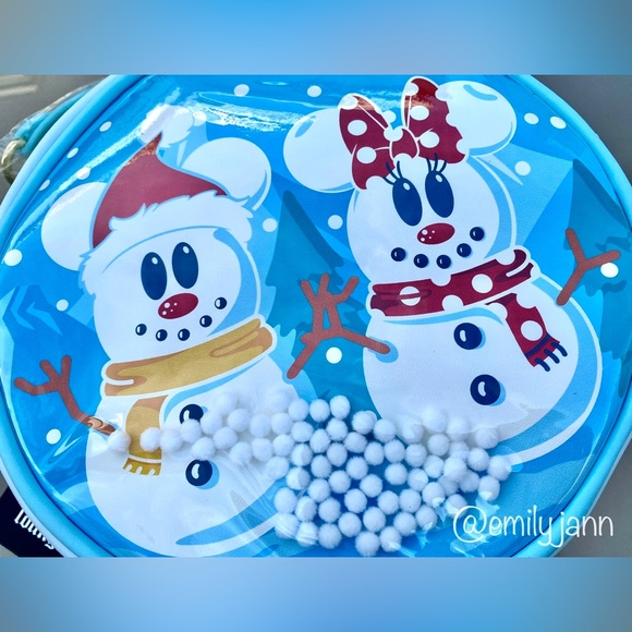 Minnie and Mickey Mouse❄️Snow Globe Crossbody Bag - Picture 2 of 9